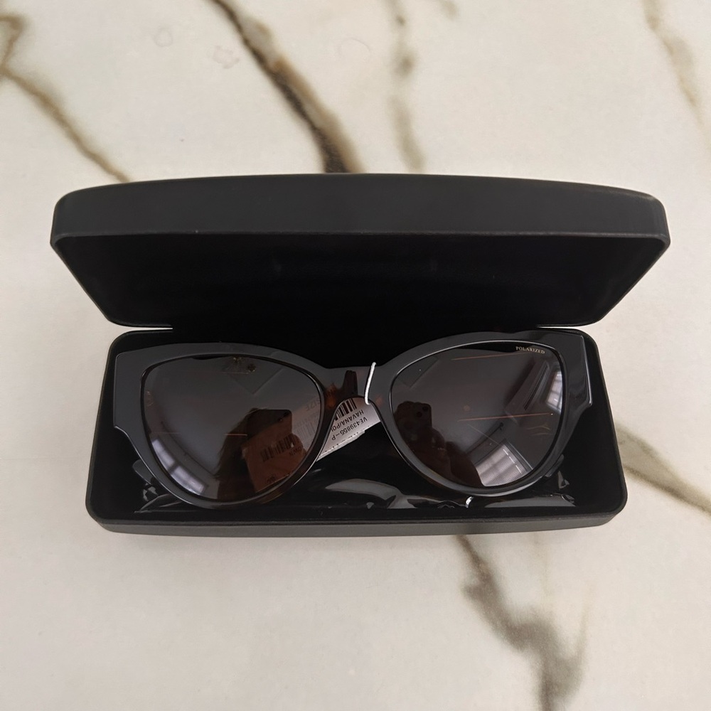 Polarized Versace Sunglasses Medusa Brown Tortoise Versace Sunnies - Picture 2 of 9